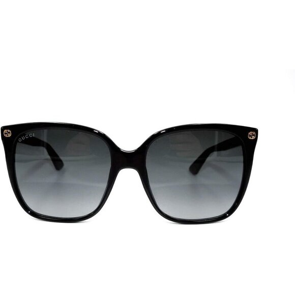 Gucci Square Polarized Aviator Women Black Lightness Sunglasses - Picture 2 of 6